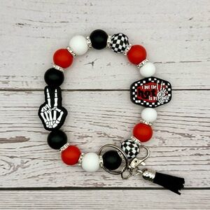 “I put the hot in psychotic” Key Wristlet